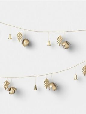 Gold Floral Botanical Garland - Home Decoration